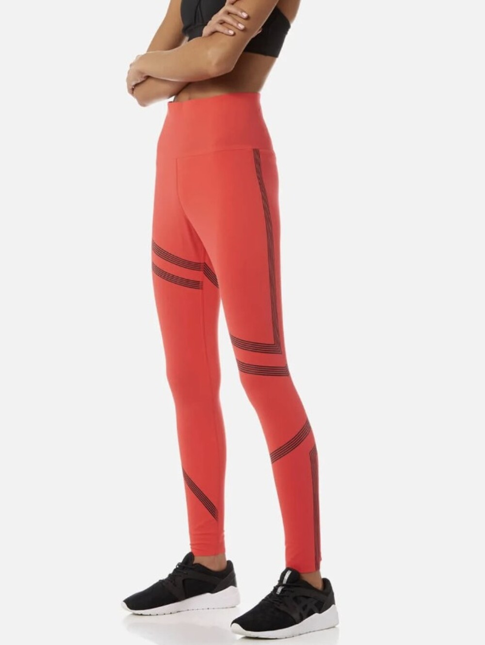 Reebok Speedwick Women's Red High-Waist Performance Leggings